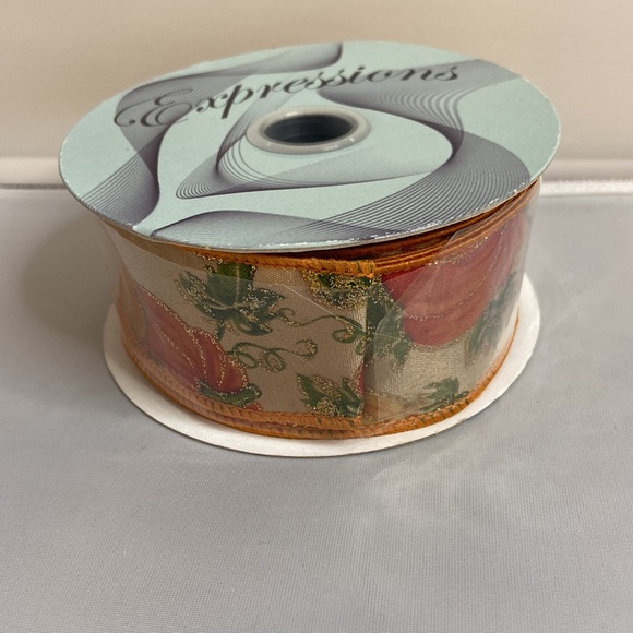 10 Yards of Expressions Fall Wired Ribbon - Picture 7 of 7